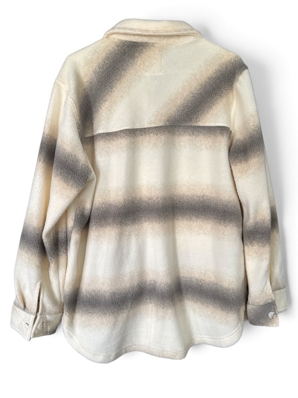 NWT Thread & Supply Women's Large Sand Ombre Shacket Tullis Jacket - Picture 4 of 4